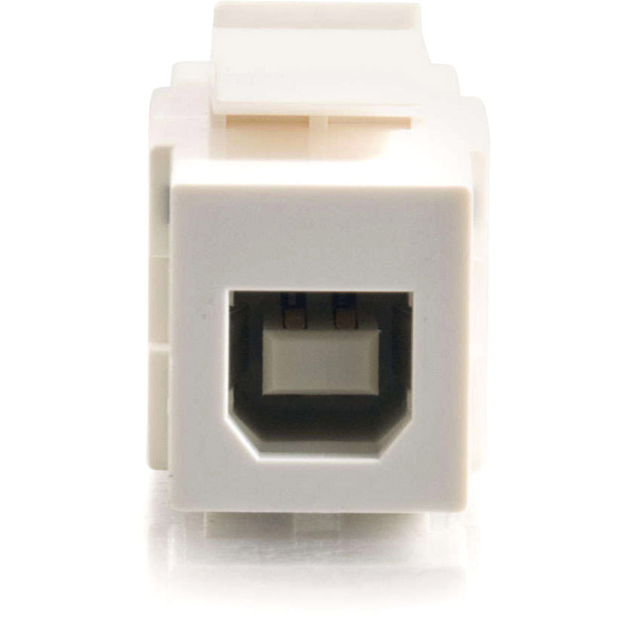 C2G Snap-In USB A to USB B Keystone Panel Mount Coupler Insert Module - F/F 28751