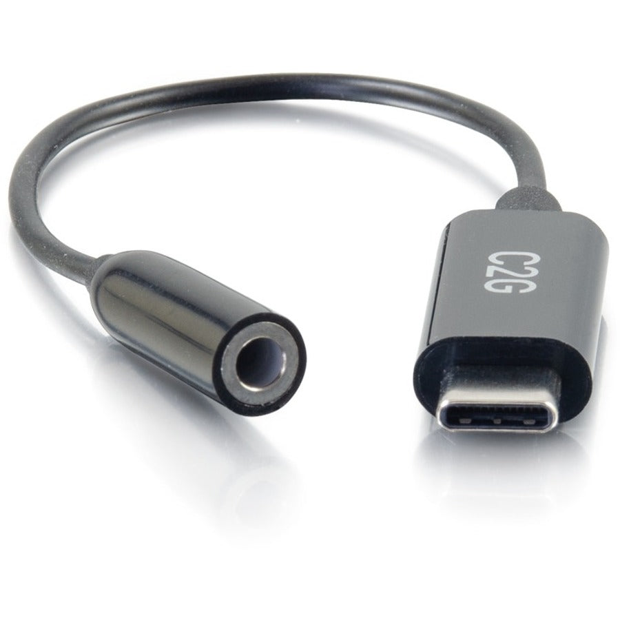 C2G USB C to AUX 3.5mm Audio Adapter Converter - USB Type-C 54426