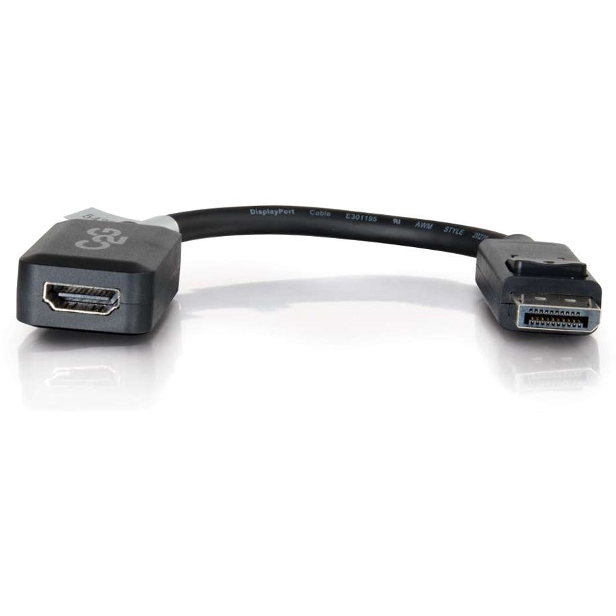 C2G 8in DisplayPort to HDMI Adapter - DP HDMI Converter - M/F 54322