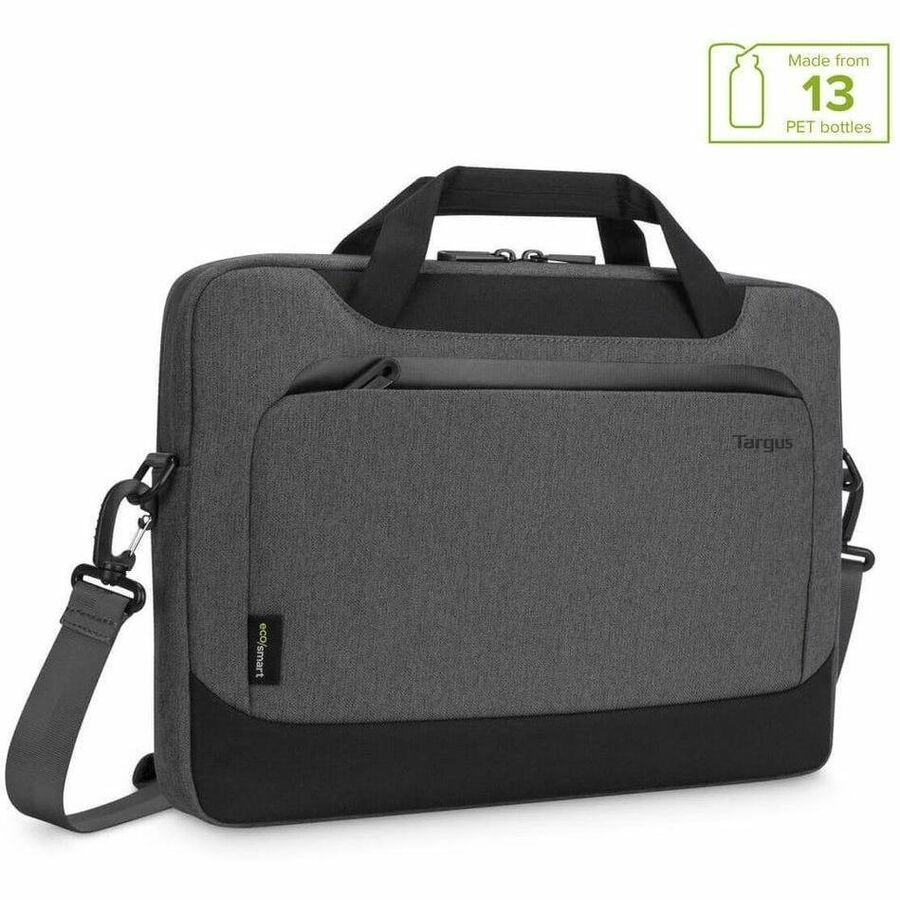 Targus Cypress TBS92602GL Carrying Case (Briefcase) for 14" Notebook - Gray TBS92602GL
