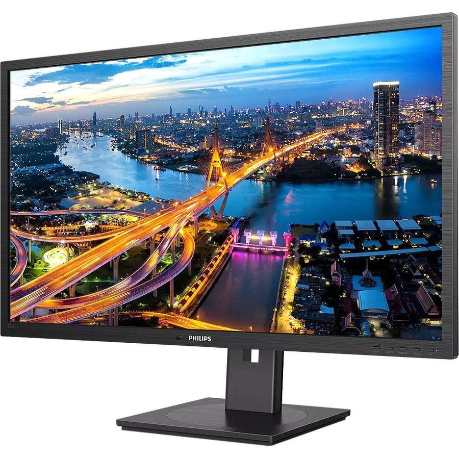 Philips 325B1L 32" Class WQHD LCD Monitor - 16:9 - Textured Black 325B1L