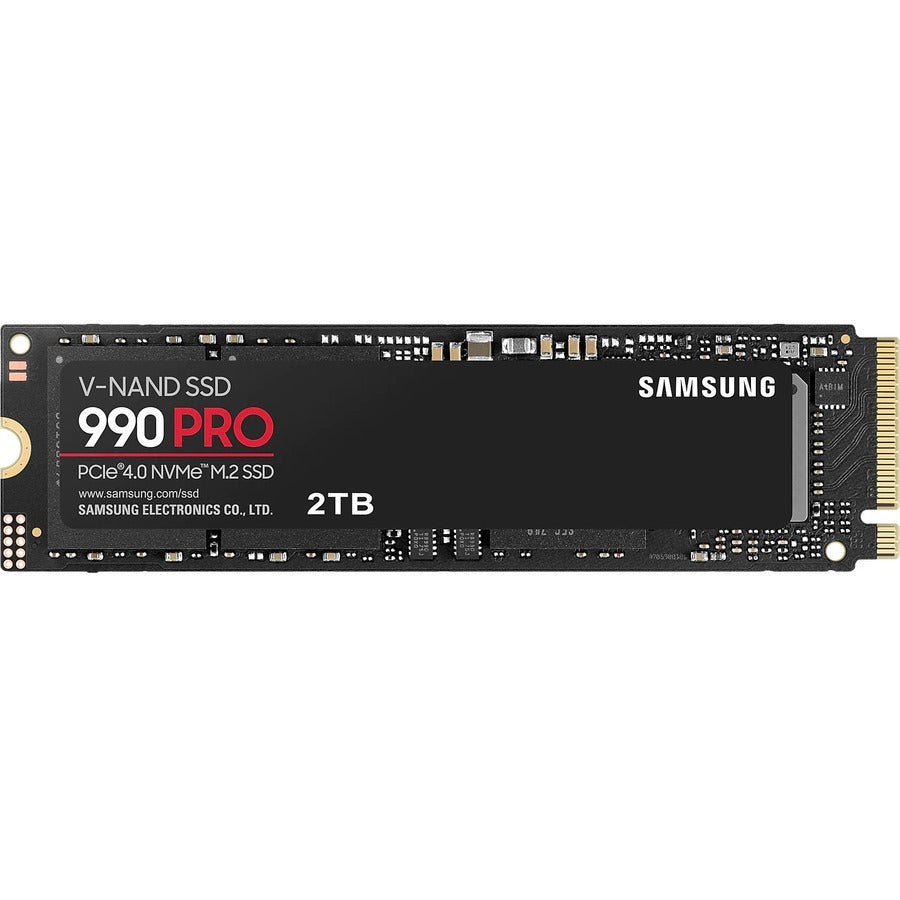 Samsung 990 PRO MZ-V9P2T0B/AM 2 TB Solid State Drive - M.2 2280 Internal - PCI Express NVMe (PCI Express NVMe 4.0 x4) MZ-V9P2T0B/AM