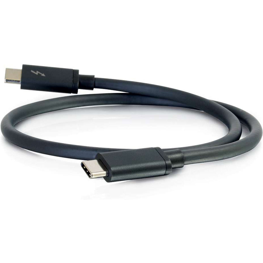 C2G 6ft Thunderbolt 3 USB C Cable - 20Gbps - 100W - Black - M/M 28842