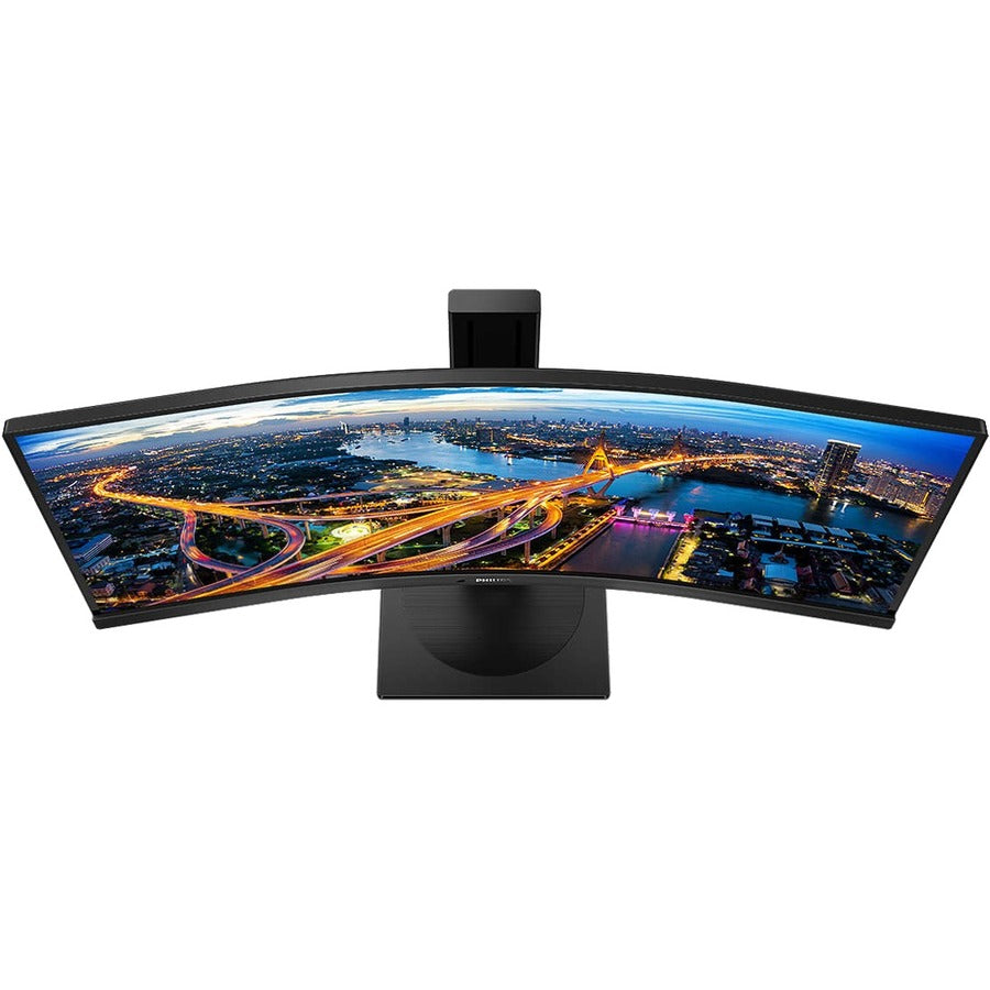 Philips Ultrawide 346B1C 34" Class WQHD Curved Screen LCD Monitor - 21:9 - Textured Black 346B1C