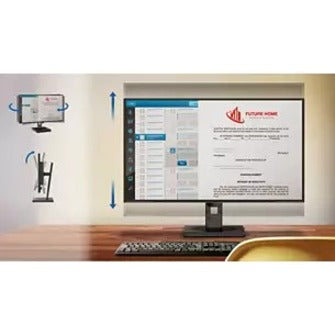 Philips Ultrawide 34B1U5600CH 34" Class Webcam UW-QHD Curved Screen LCD Monitor - 21:9 - Textured Black 34B1U5600CH