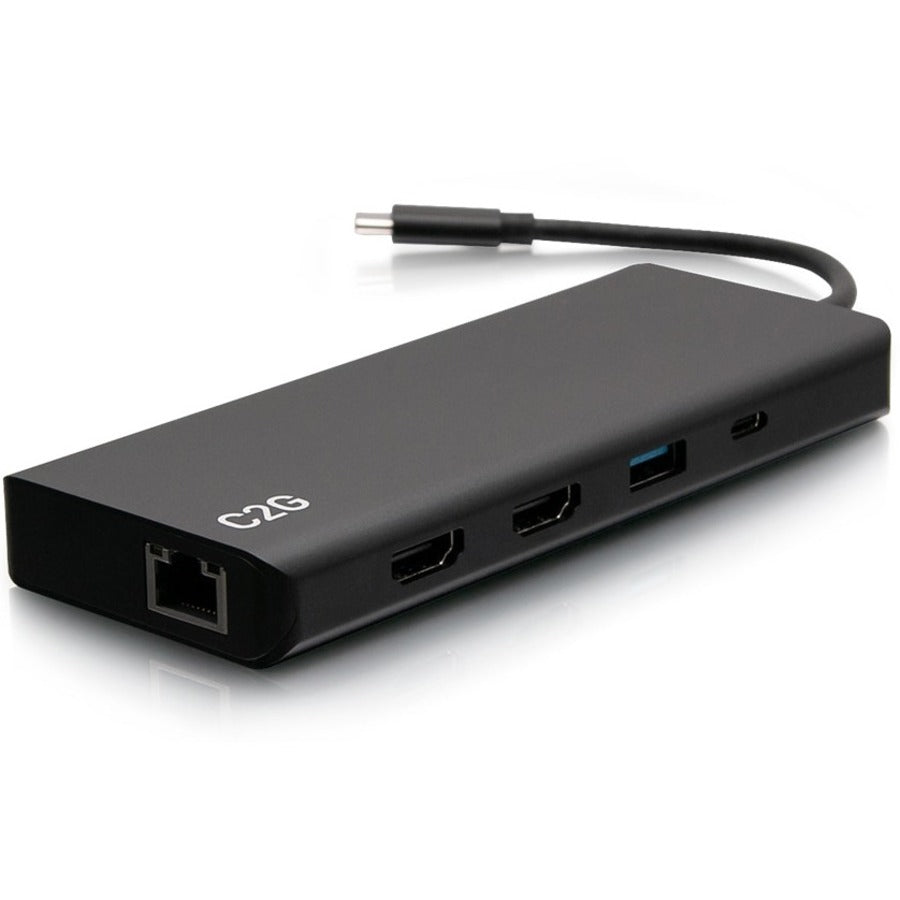 C2G USB C Dual Monitor Laptop Docking Station - HDMI, Ethernet, USB - 60W Power Delivery C2G54488