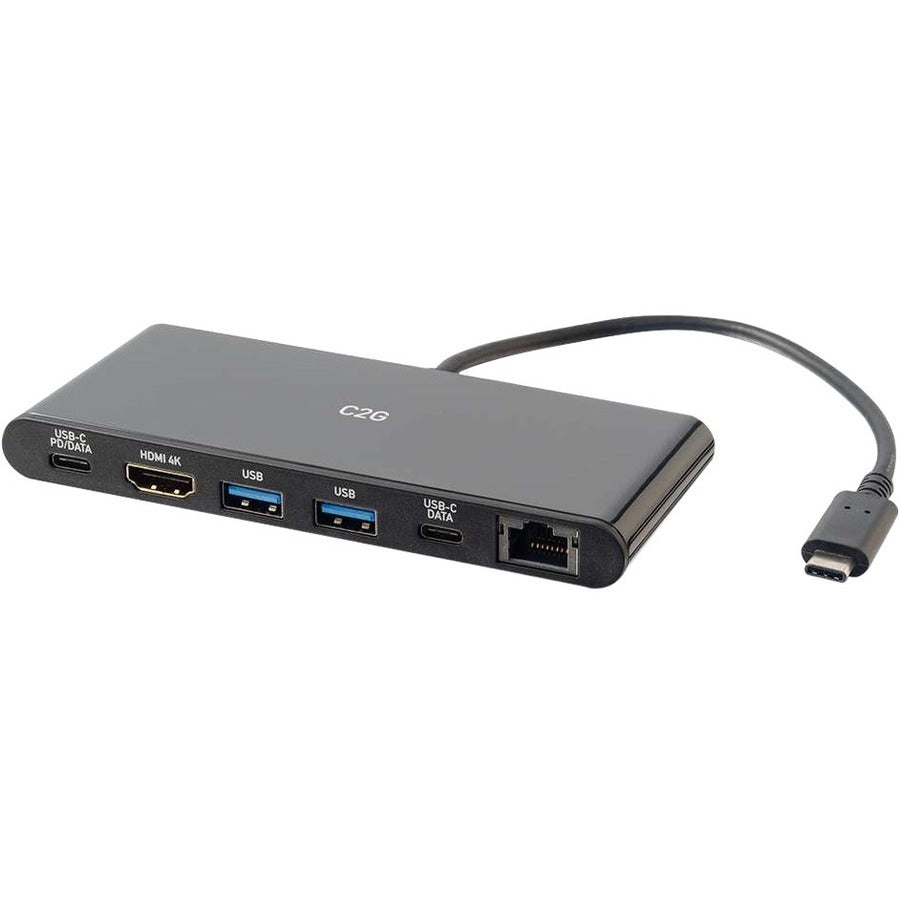 C2G USB C Portable Laptop Dock with HDMI, Ethernet, USB-A, USB-C - 4K 30Hz 28845