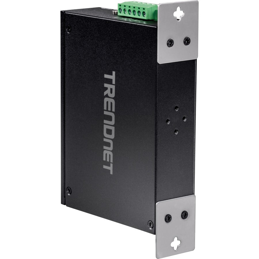 TRENDnet 8-Port Industrial Unmanaged Fast Ethernet DIN-Rail Switch; TI-E80 8 x Fast Ethernet Ports; 1.6Gbps Switching Capacity;8 Port Network Fast Ethernet Switch;IP30 Metal Switch;Lifetime Protection TI-E80
