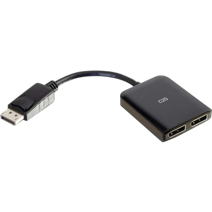 C2G DisplayPort to DisplayPort Display Splitter - Dual Monitor Adapter 54291