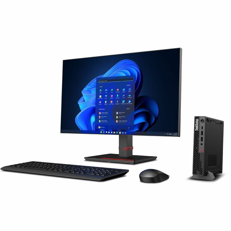 Lenovo ThinkStation P3 30H0003XUS Workstation - 1 x Intel Core i9 13th Gen i9-13900 - vPro Technology - 16 GB - 512 GB SSD - Tiny - Black 30H0003XUS