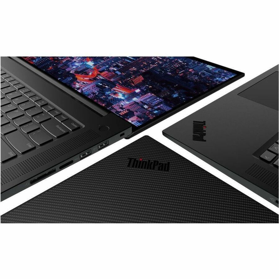 Lenovo ThinkPad P1 Gen 6 21FV004EUS 16" Touchscreen Mobile Workstation - WQUXGA - Intel Core i9 13th Gen i9-13900H - vPro Technology - 64 GB - 2 TB SSD - English Keyboard - Black Weave 21FV004EUS