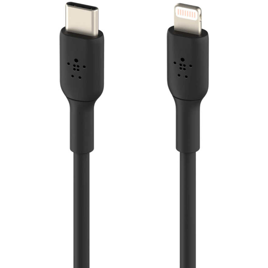 Belkin BoostCharge USB-C to Lightning Cable (1 meter / 3.3 foot, Black) CAA003BT1MBK