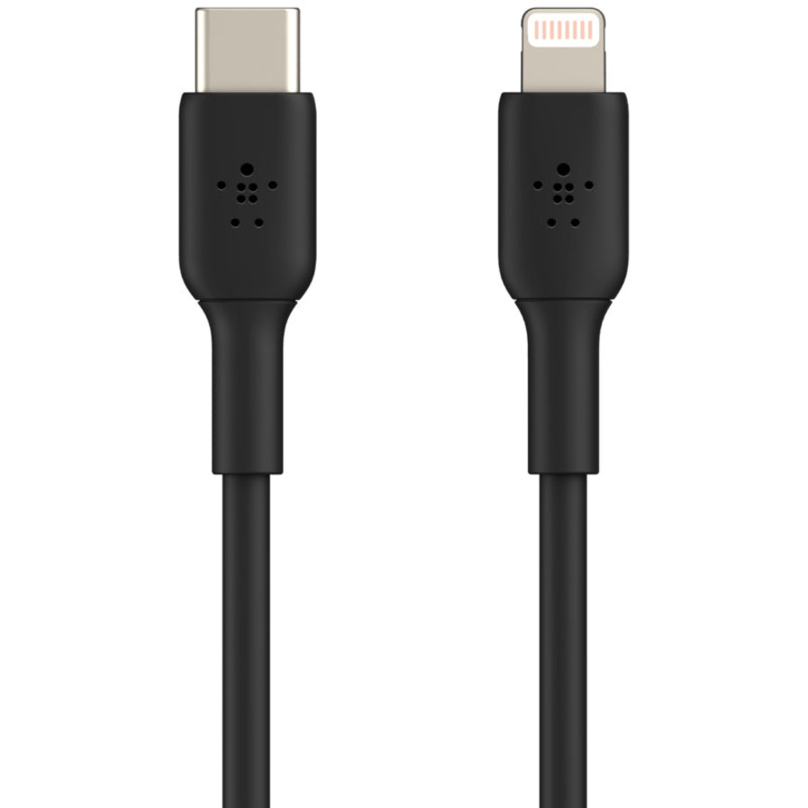 Belkin BoostCharge USB-C to Lightning Cable (1 meter / 3.3 foot, Black) CAA003BT1MBK