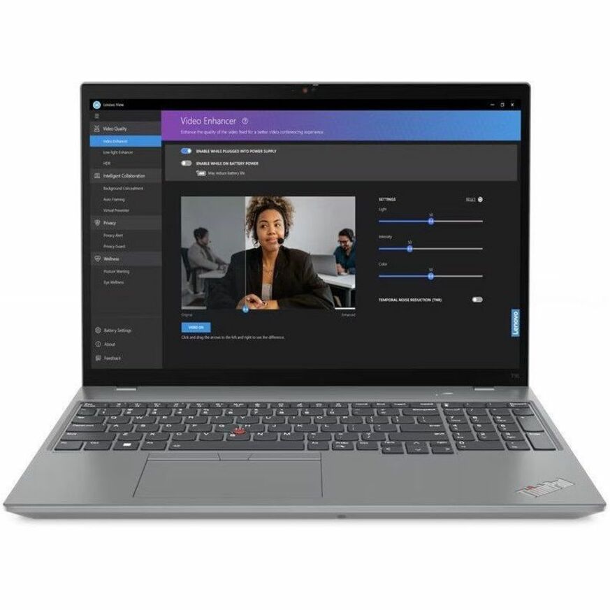 Lenovo ThinkPad T16 Gen 2 21HH001MUS 16" Touchscreen Notebook - WUXGA - Intel Core i7 13th Gen i7-1355U - 16 GB - 512 GB SSD - English Keyboard - Storm Gray 21HH001MUS