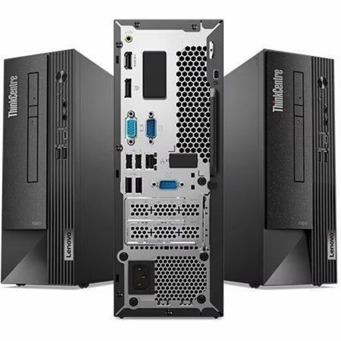 Lenovo ThinkCentre neo 50s Gen 4 12JF0000US Desktop Computer - Intel Core i5 13th Gen i5-13400 - 8 GB - 256 GB SSD - Small Form Factor - Black 12JF0000US