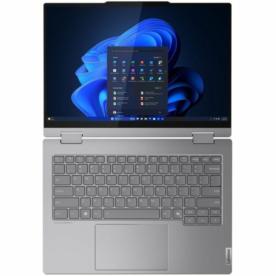Lenovo ThinkBook 14 G4 IML 21MX000GUS 14" Touchscreen Convertible 2 in 1 Notebook - WUXGA - Intel Core Ultra 7 155U - 16 GB - 512 GB SSD - English (US) Keyboard - Luna Gray 21MX000GUS