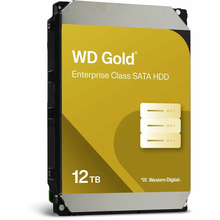 Western Digital Gold WD121KRYZ 12 TB Hard Drive - 3.5" Internal - SATA (SATA/600) WD121KRYZ