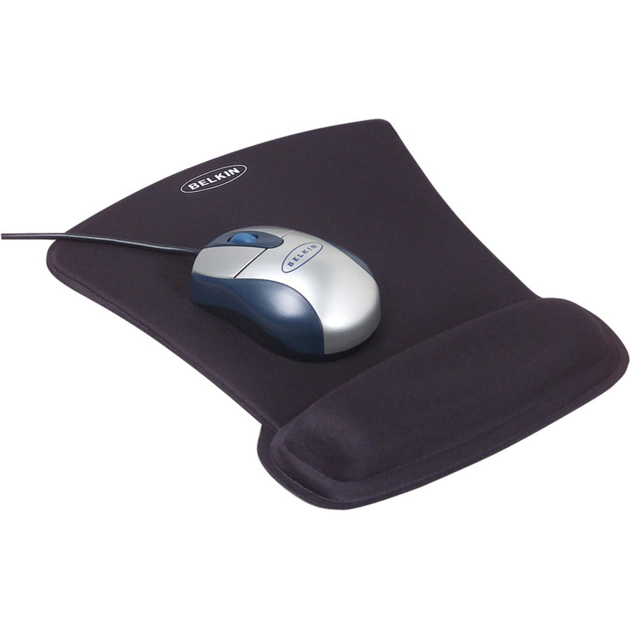 Belkin WaveRest Gel Mouse Pad (Black), 1 Pack F8E262-BLK