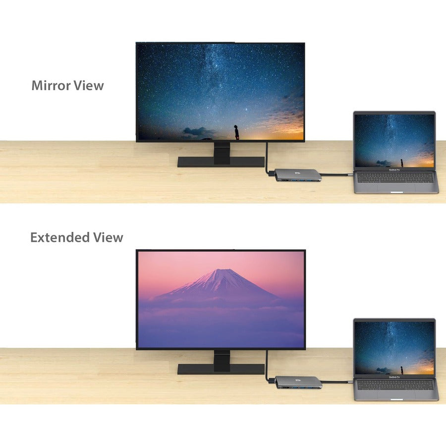 Adesso 8-in-1 USB-C Multi-Port Docking Station (TAA Compliant) AUH-4030