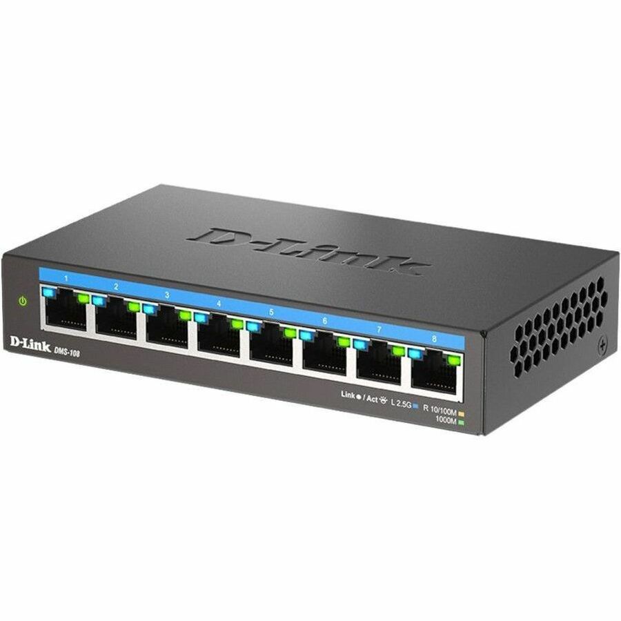 D-Link 8-Port Multi-Gigabit Unmanaged Switch DMS-108