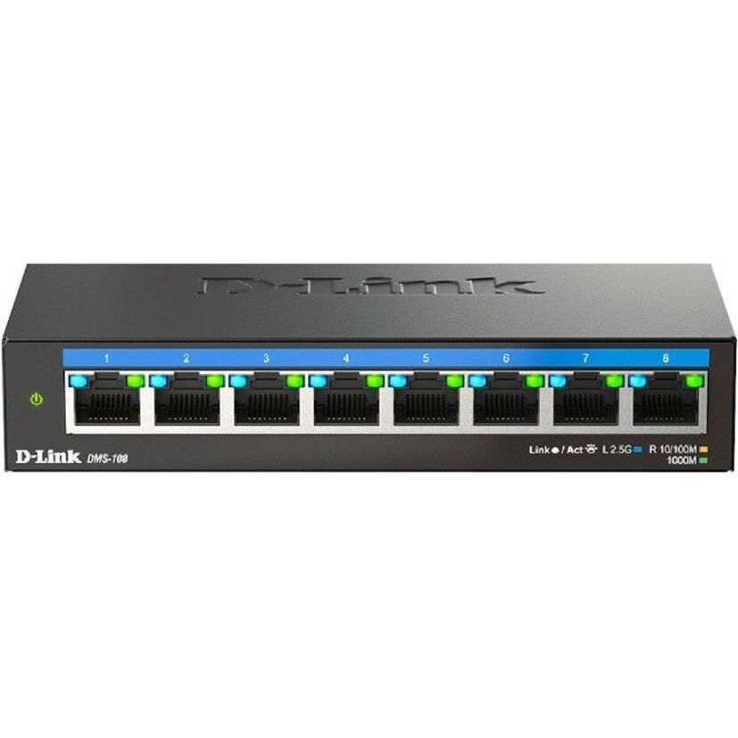 D-Link 8-Port Multi-Gigabit Unmanaged Switch DMS-108