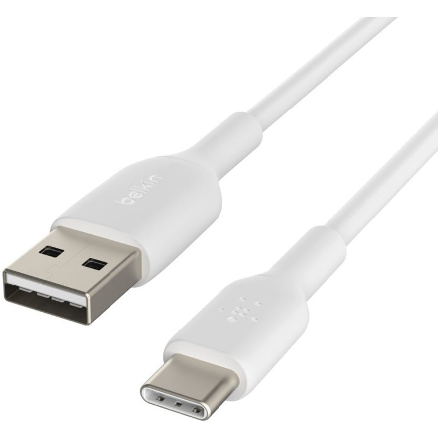 Belkin BoostCharge USB-C to USB-A Cable (1 meter / 3.3 foot, White) CAB001BT1MWH