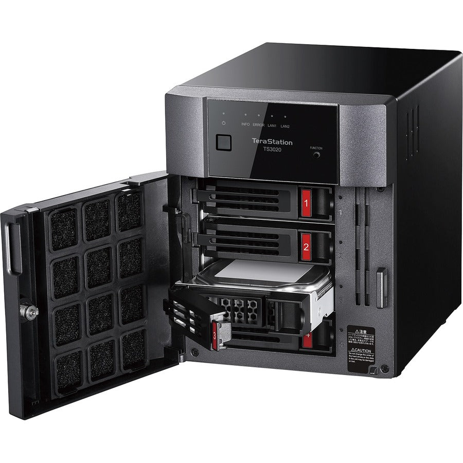 BUFFALO TeraStation 3420 4-Bay SMB 32TB (4x8TB) Desktop NAS Storage w/ Hard Drives Included TS3420DN3204