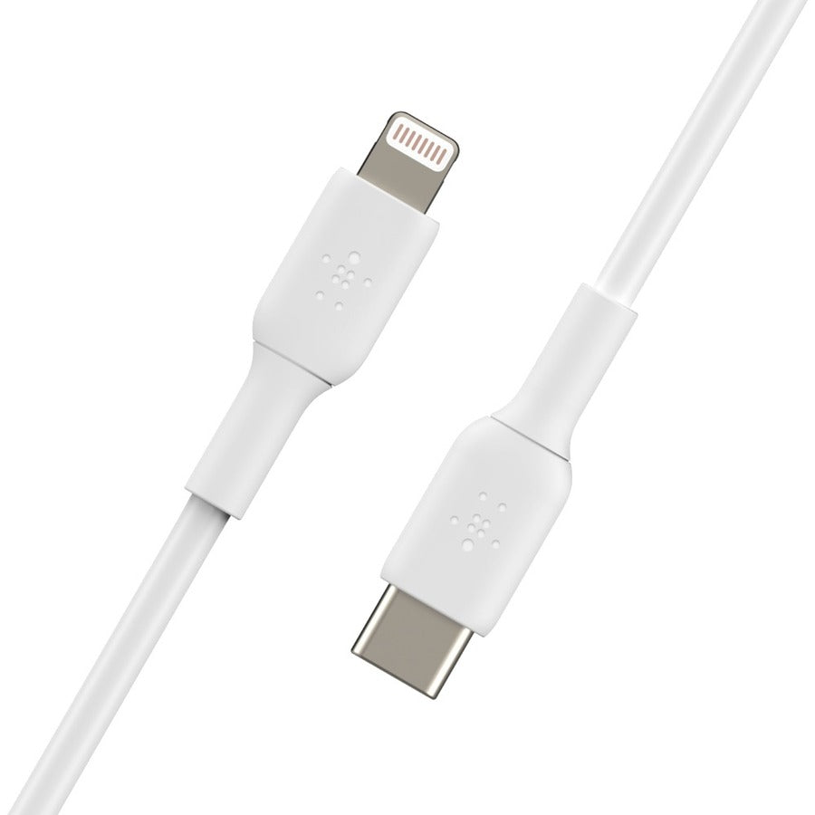 Belkin BoostCharge USB-C to Lightning Cable (1 meter / 3.3 foot, White) CAA003BT1MWH