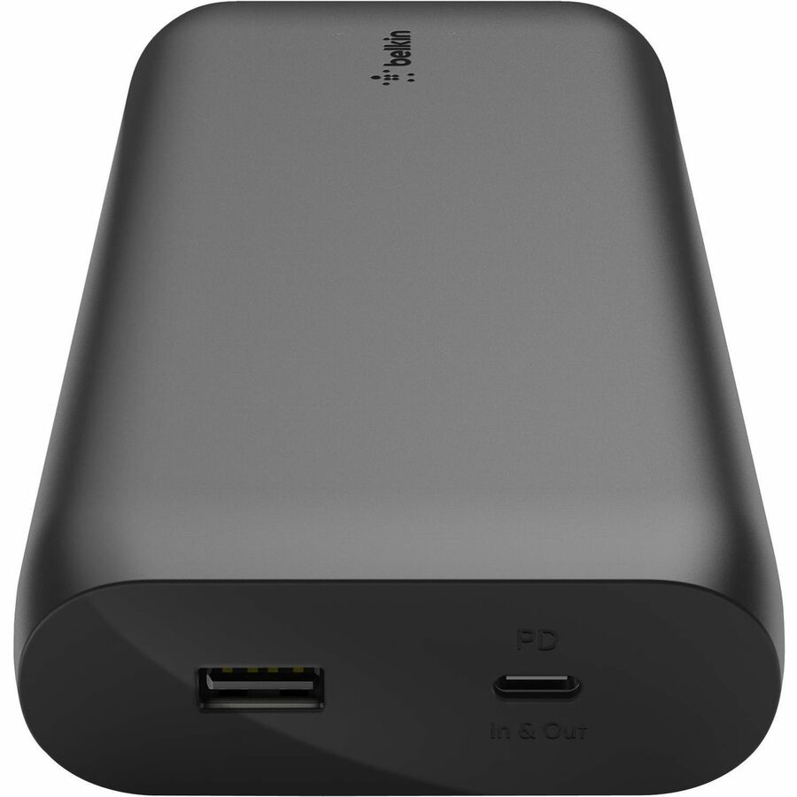 Belkin 30W USB-C 2-Port Power Bank - 20k mAh - 1xUSB-C (30W), 1xUSB-A (12W) - Portable Charger - Black BPB002BTBK