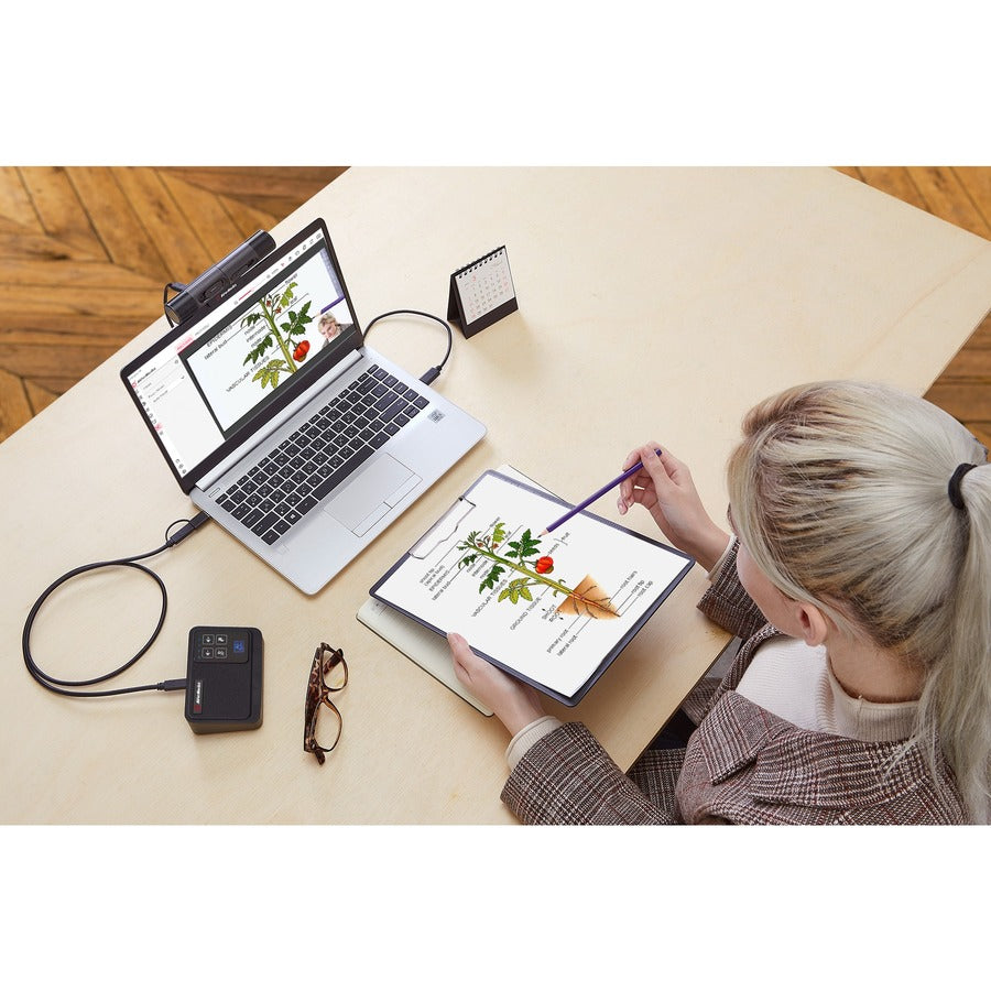 AVerMedia DualCam PW313D Video Conferencing Camera - 5 Megapixel - 30 fps - Black - USB 2.0 - 1 Pack(s) - TAA Compliant PW313D