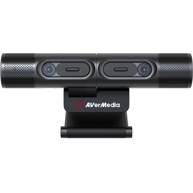 AVerMedia DualCam PW313D Video Conferencing Camera - 5 Megapixel - 30 fps - Black - USB 2.0 - 1 Pack(s) - TAA Compliant PW313D