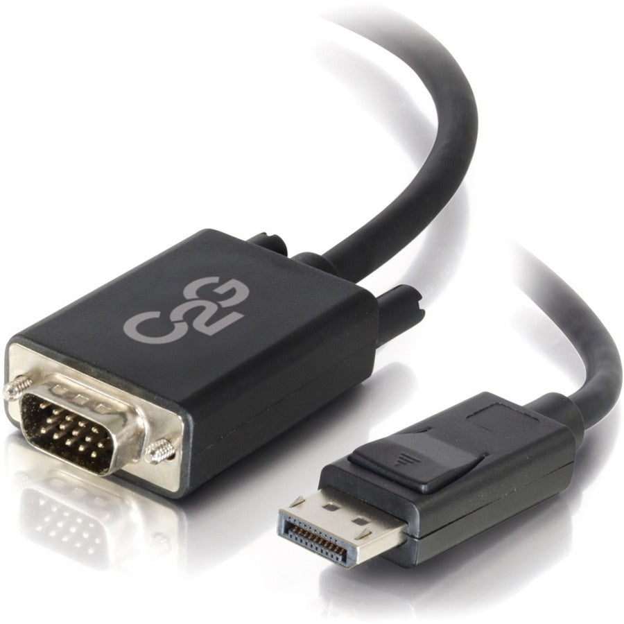 C2G 6ft DisplayPort to VGA Adapter - DP to VGA Video Adapter Cable - DisplayPort 1.2 - 1080p - M/M 54332