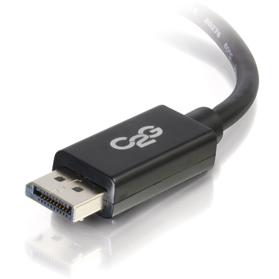 C2G 10ft DisplayPort Cable with Latches 8K UHD M/M - Black 54402