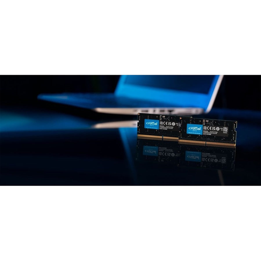 Crucial 32GB Kit (2x16GB) DDR5-4800 SODIMM CT2K16G48C40S5