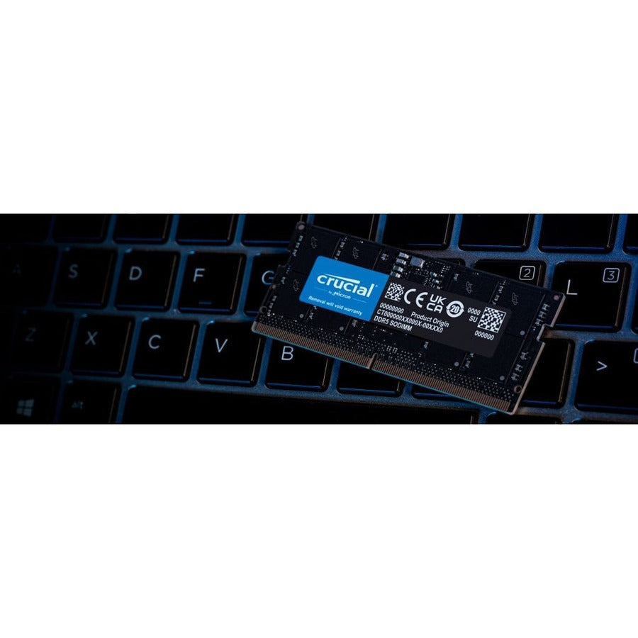 Crucial 32GB Kit (2x16GB) DDR5-4800 SODIMM CT2K16G48C40S5