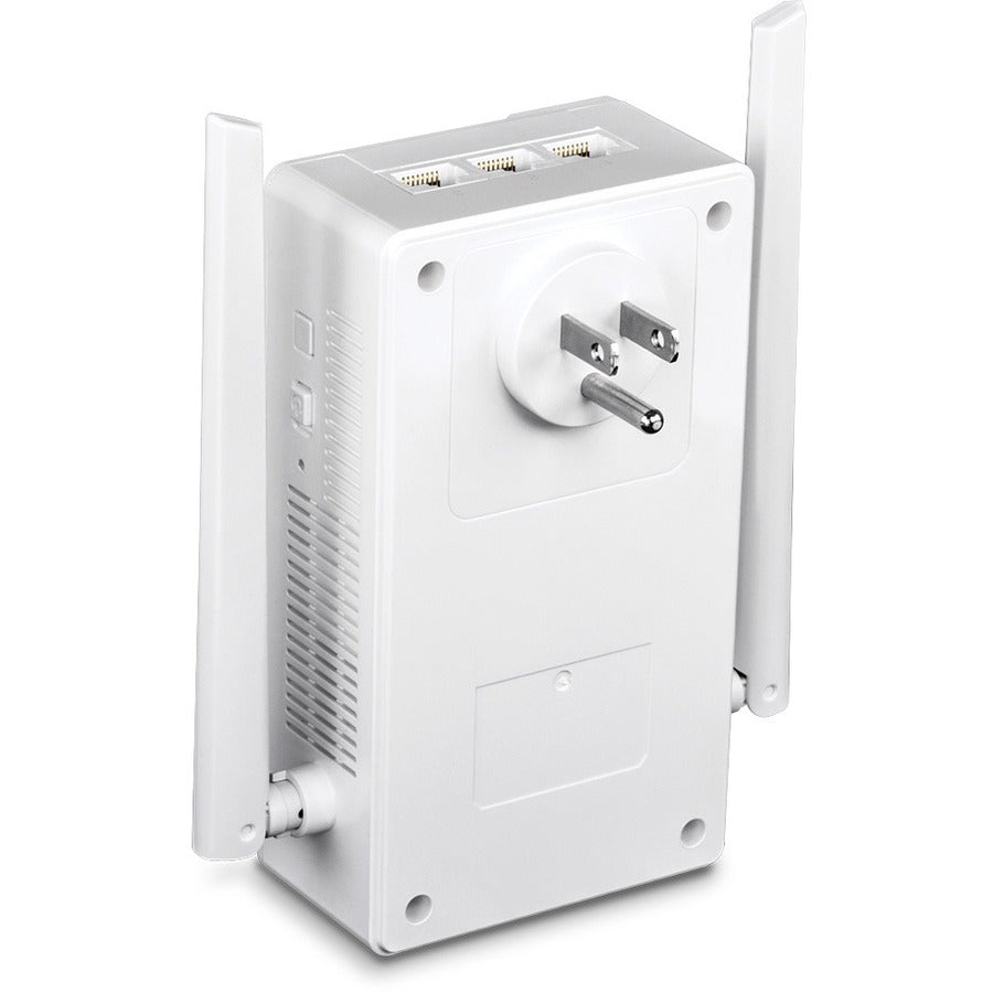 TRENDnet Wi-Fi Everywhere Powerline 1200 AV2 Dual-Band AC1200 Wireless Access Point Kit, Includes 1 x TPL-430AP And 1 x TPL-423E, 3 x Gigabit Ports, Easy Installation, White, TPL-430APK TPL-430APK