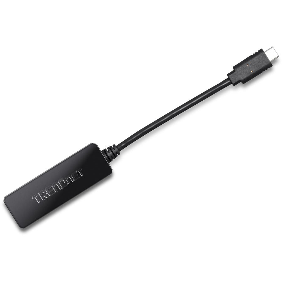TRENDnet USB Type-C to Gigabit Ethernet LAN Wired Network Adapter for Windows & Mac; Compatible with Windows 10; and Mac OS X 10.6 and Above; Energy Saving; 5 inch length; TUC-ETG TUC-ETG