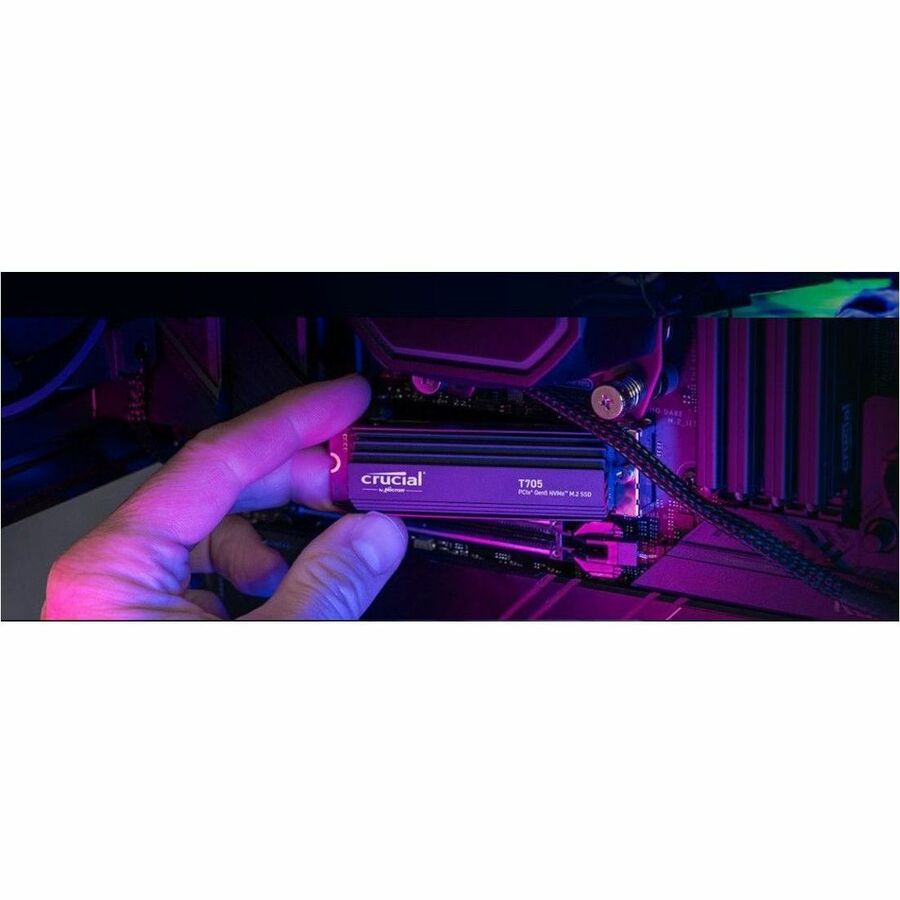 Crucial T705 1 TB Solid State Drive - M.2 2280 Internal - PCI Express NVMe (PCI Express NVMe 5.0 x4) CT1000T705SSD5