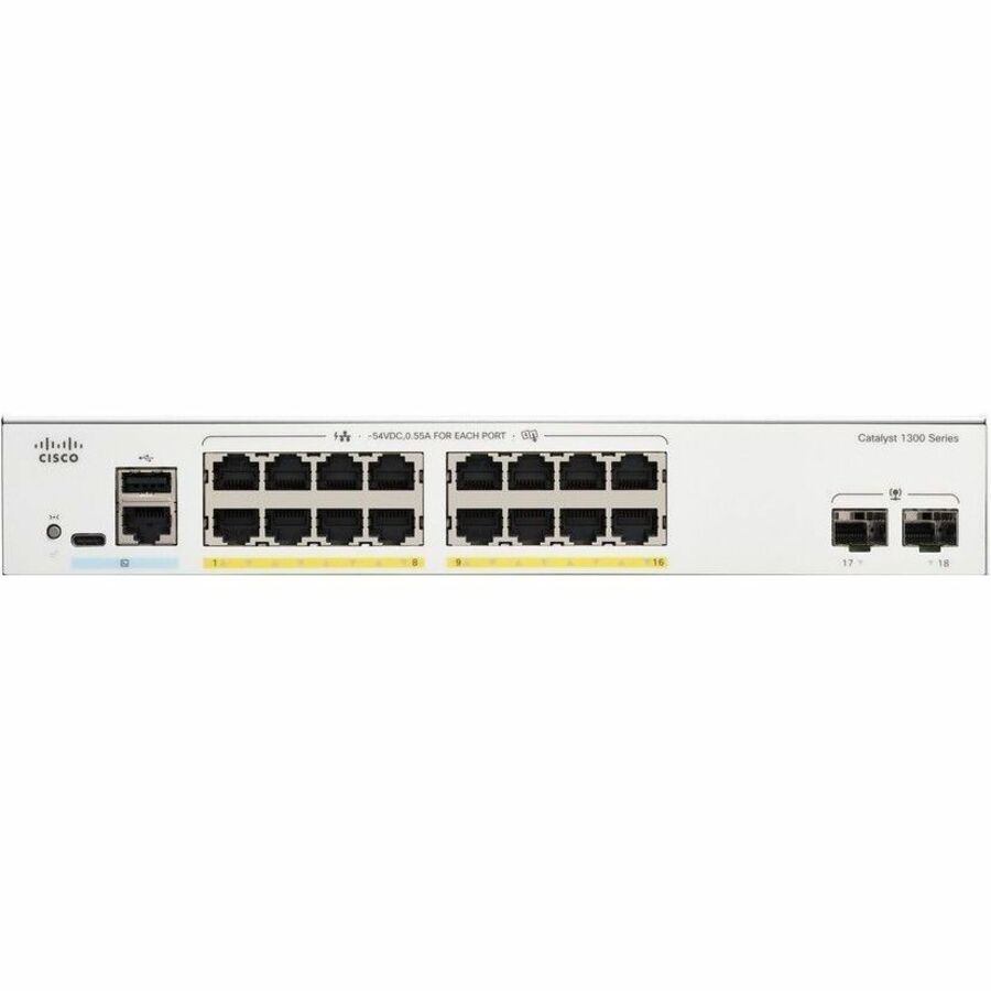 Cisco Catalyst C1300-16P-2G Ethernet Switch C1300-16P-2G