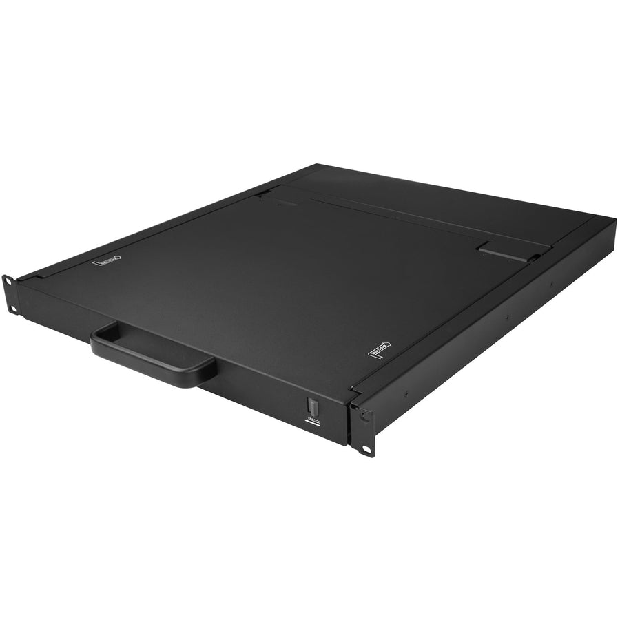 StarTech.com Rackmount KVM Console - 1U 19" LCD Monitor Single Port VGA KVM Server Rack Drawer includes Cables & Hardware - USB Support RKCONS1901