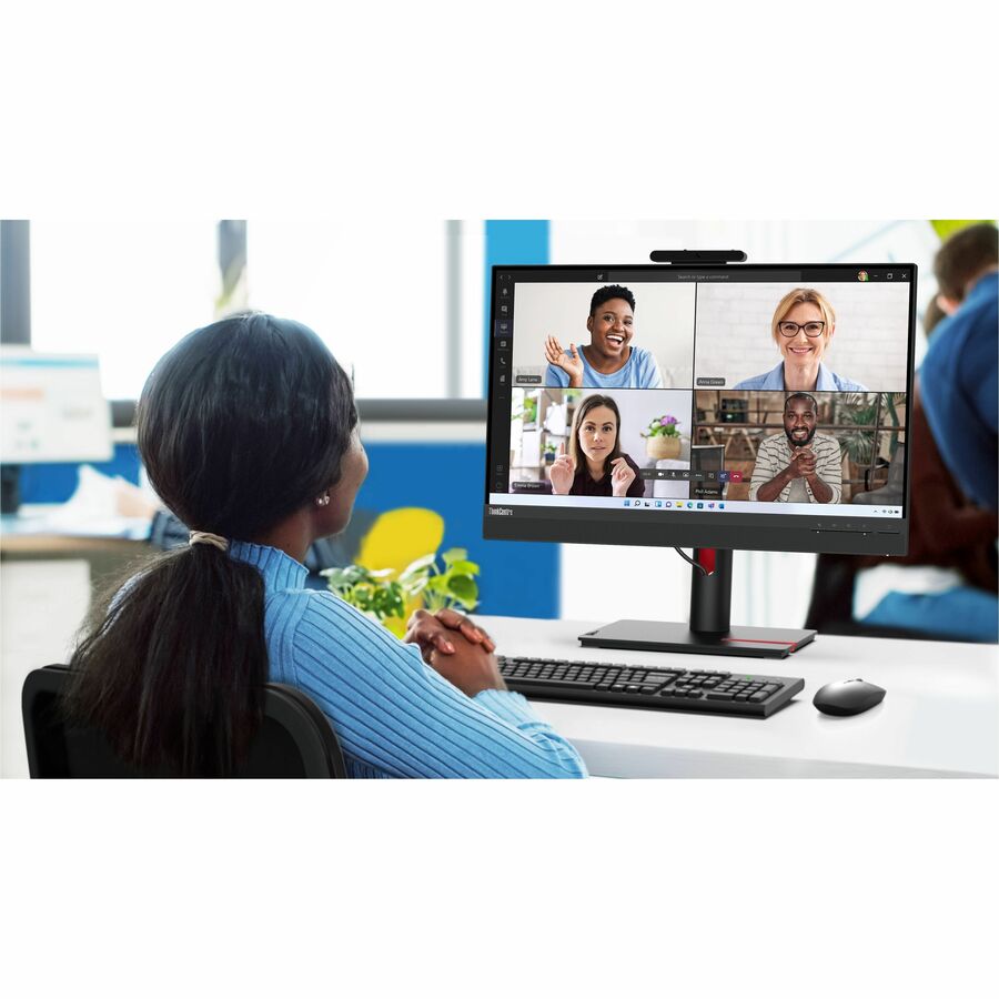 Lenovo ThinkCentre Tiny-In-One 24" Class Webcam LED Touchscreen Monitor - 16:9 - 4 ms 12NBGAR1US