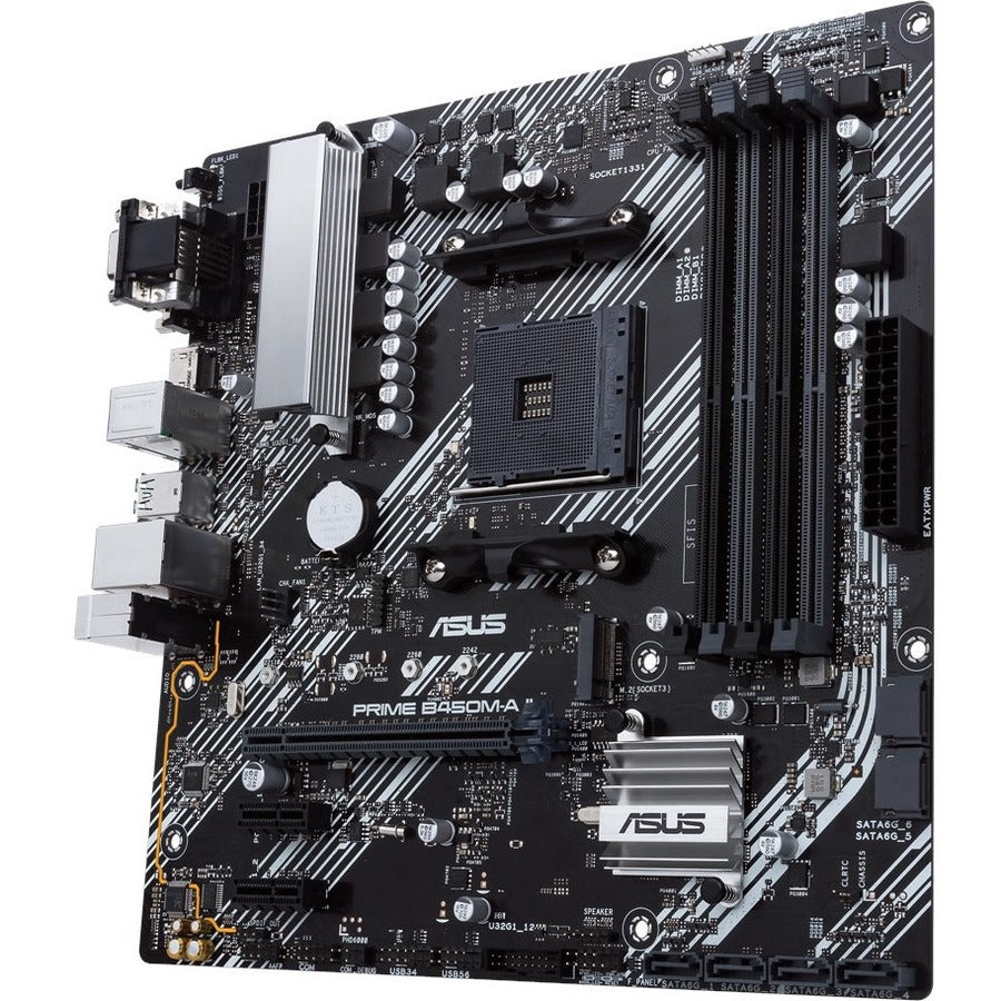 Asus Prime B450M-A II Desktop Motherboard - AMD B450 Chipset - Socket AM4 - Micro ATX PRIME B450M-A II