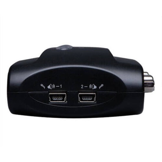Tripp Lite by Eaton 2-Port Compact USB KVM Switch with Audio and Cable B004-VUA2-K-R