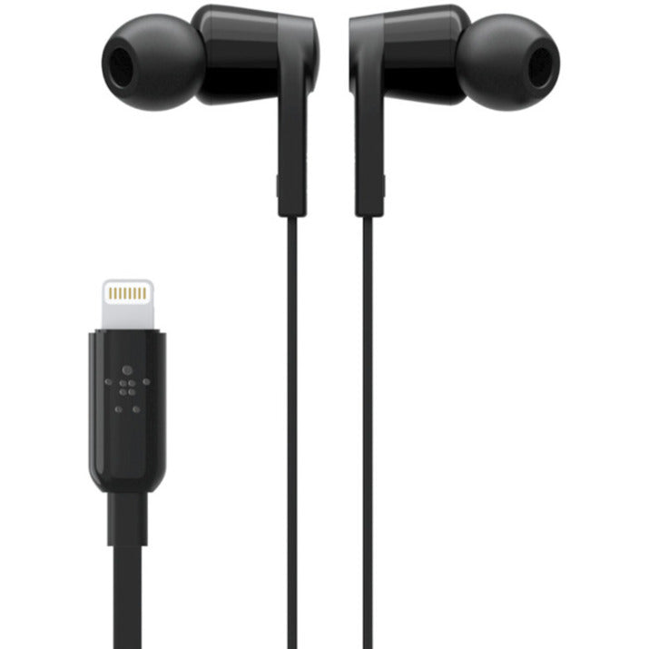 Belkin SOUNDFORM Wired Earbuds with Lightning Connector G3H0001BTBLK