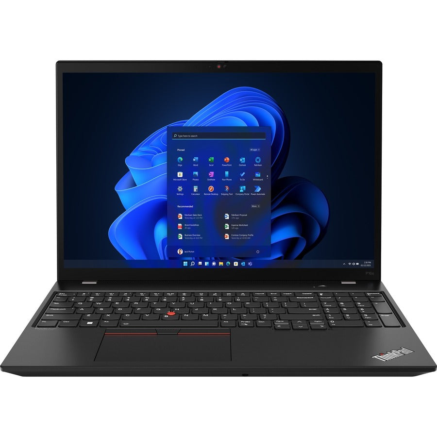 Lenovo ThinkPad P16s Gen 2 21HK003KUS 16" Mobile Workstation - WQUXGA - Intel Core i7 13th Gen i7-1370P - vPro Technology - 64 GB - 1 TB SSD - English Keyboard - Villi Black 21HK003KUS