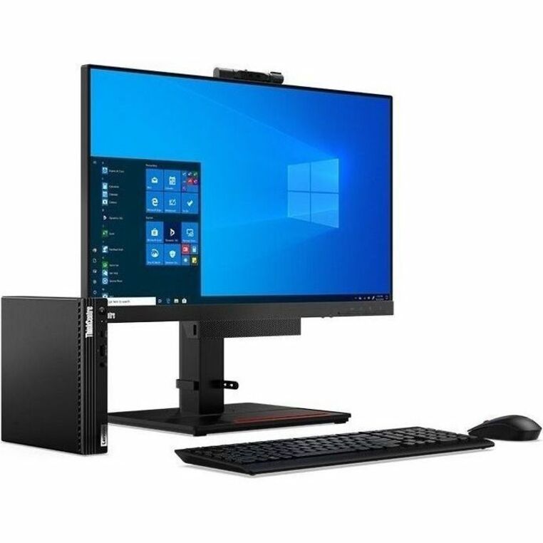 Lenovo ThinkCentre M75q Gen 2 11JN008BUS Desktop Computer - AMD Ryzen 3 PRO 5350GE - 8 GB - 256 GB SSD - Tiny - Black 11JN008BUS