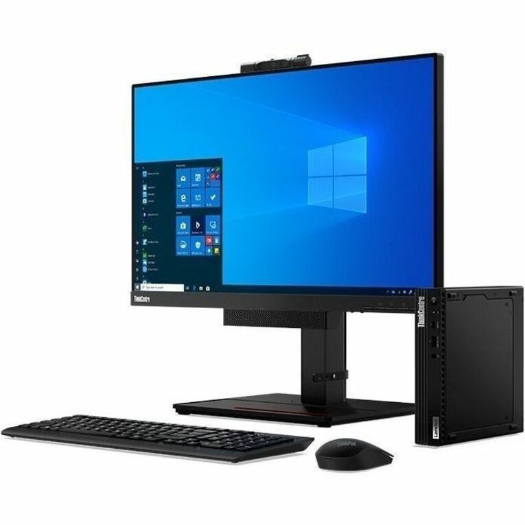Lenovo ThinkCentre M75q Gen 2 11JN008BUS Desktop Computer - AMD Ryzen 3 PRO 5350GE - 8 GB - 256 GB SSD - Tiny - Black 11JN008BUS