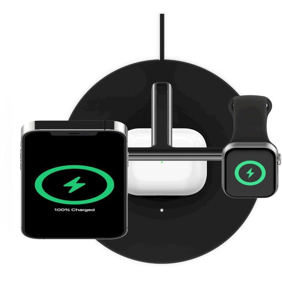 Belkin BOOST↑CHARGE Pro 3-in-1 Wireless Charger With MagSafe WIZ009TTBK