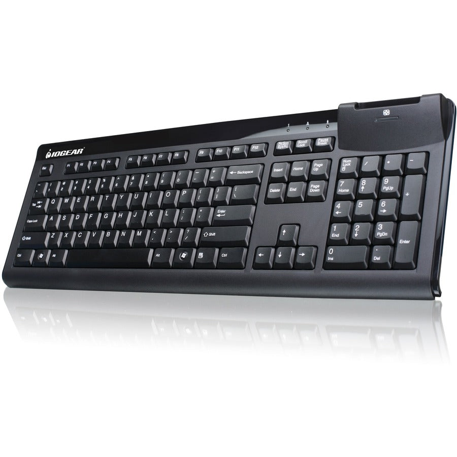 IOGEAR Smart Card (CAC) Reader Keyboard GKBSR201