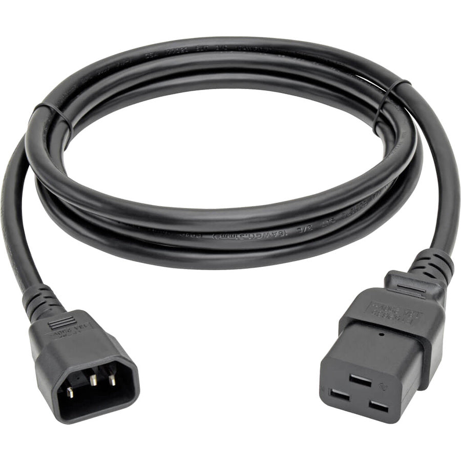 Eaton Tripp Lite Series Power Cord, C19 to C14 - 10A, 100-250V, 16 AWG, 6 ft. (1.83 m), Black P047-006-10A